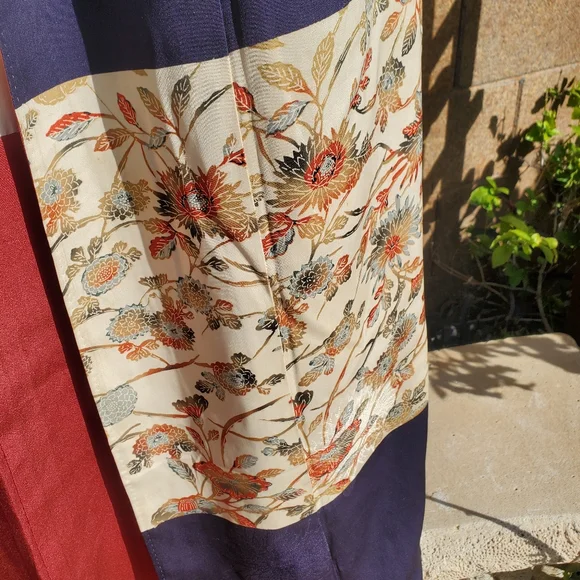 VINTAGE JAPANESE HANDSTITCHED TRADITIONAL SILK KIMONO - Picture 2 of 4